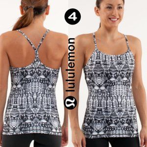 lululemon athletica Black and White Tank Top